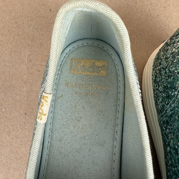 NWOT Keds for Kate Spade Triple Decker Kickstarter Glitter Sneakers, Womens 9.5 - Picture 7 of 14